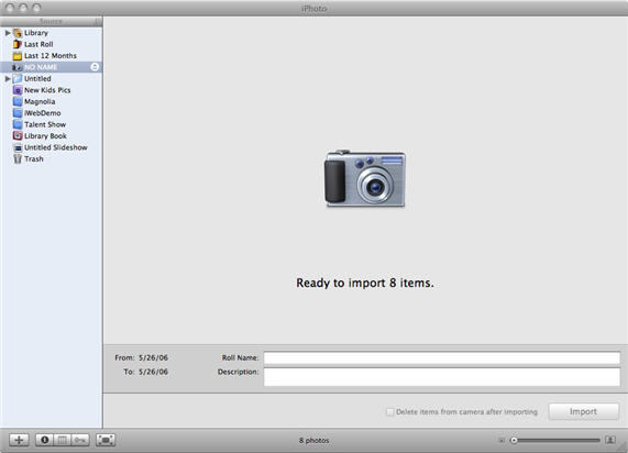 how to download photos from camera to mac